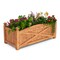 Elevated Fir Wood Raised Garden Bed with Drainage Holes Large Planting Area for Flowers and Herbs